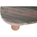  Meridian Messina Pink Marble Coffee Table IMAGE 6