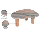  Meridian Messina Pink Marble Coffee Table IMAGE 8