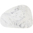  Meridian Messina White Marble Coffee Table IMAGE 3