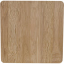  Meridian Ferrara Beige Marble Base And Oak Wood Top Coffee Table IMAGE 6