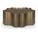  Meridian Eloise Brass Iron Coffee Table IMAGE 1
