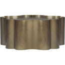  Meridian Eloise Brass Iron Coffee Table IMAGE 3