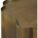  Meridian Eloise Brass Iron Coffee Table IMAGE 5