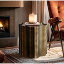  Meridian Eloise Brass Iron End Table IMAGE 2