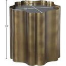  Meridian Eloise Brass Iron End Table IMAGE 6