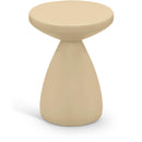  Meridian Anika Beige Iron End Table IMAGE 1