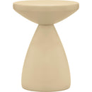  Meridian Anika Beige Iron End Table IMAGE 3