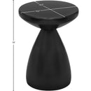  Meridian Anika Black Iron End Table IMAGE 7