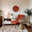  Meridian Anika Brown Iron End Table IMAGE 2