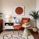  Meridian Anika Cream Iron End Table IMAGE 2