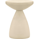  Meridian Anika Cream Iron End Table IMAGE 3