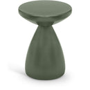  Meridian Anika Green Iron End Table IMAGE 1
