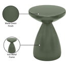  Meridian Anika Green Iron End Table IMAGE 8