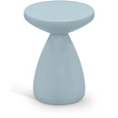  Meridian Anika Light Blue Iron End Table IMAGE 1