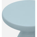  Meridian Anika Light Blue Iron End Table IMAGE 5