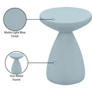  Meridian Anika Light Blue Iron End Table IMAGE 8