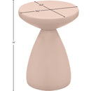  Meridian Anika Pink Iron End Table IMAGE 7