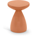  Meridian Anika Salmon Iron End Table IMAGE 1