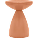  Meridian Anika Salmon Iron End Table IMAGE 3