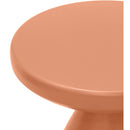  Meridian Anika Salmon Iron End Table IMAGE 5
