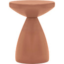  Meridian Anika Terracotta Iron End Table IMAGE 3