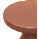  Meridian Anika Terracotta Iron End Table IMAGE 5