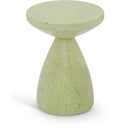 Meridian Anika Green Iron Terrazzo End Table IMAGE 1