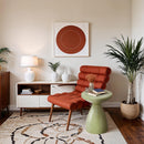  Meridian Anika Green Iron Terrazzo End Table IMAGE 2