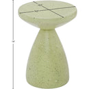  Meridian Anika Green Iron Terrazzo End Table IMAGE 7