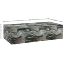  Meridian Piazza Green Marble Finish Concrete Indoor / Outdoor Coffee Table IMAGE 7
