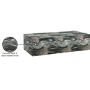  Meridian Piazza Green Marble Finish Concrete Indoor / Outdoor Coffee Table IMAGE 8