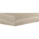  Meridian Piazza Natural Travertine Finish Concrete Indoor / Outdoor Coffee Table IMAGE 5