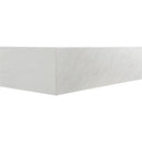  Meridian Piazza White Marble Finish Concrete Indoor / Outdoor Coffee Table IMAGE 5