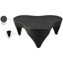  Meridian Bourges Black Aluminum Coffee Table IMAGE 6