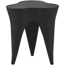  Meridian Bourges Black Aluminum End Table IMAGE 3