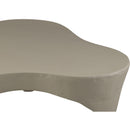  Meridian Bourges Taupe Aluminum Coffee Table IMAGE 4