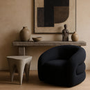  Meridian Bourges Taupe Aluminum End Table IMAGE 2