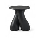  Meridian Talence Black Aluminum End Table IMAGE 1