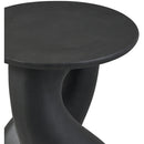  Meridian Talence Black Aluminum End Table IMAGE 4