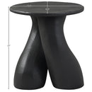  Meridian Talence Black Aluminum End Table IMAGE 5