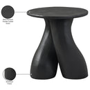  Meridian Talence Black Aluminum End Table IMAGE 6