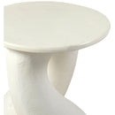  Meridian Talence Cream Aluminum End Table IMAGE 4