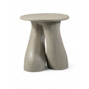  Meridian Talence Taupe Aluminum End Table IMAGE 1