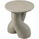  Meridian Talence Taupe Aluminum End Table IMAGE 3