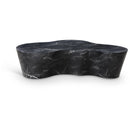  Meridian Monza Black Marble Finish Concrete Indoor / Outdoor Coffee Table IMAGE 1