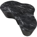  Meridian Monza Black Marble Finish Concrete Indoor / Outdoor Coffee Table IMAGE 6