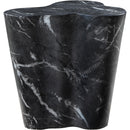  Meridian Monza Black Marble Finish Concrete Indoor / Outdoor End / Side Table IMAGE 5