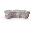  Meridian Monza Brown Marble Finish Concrete Indoor / Outdoor Coffee Table IMAGE 1