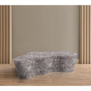  Meridian Monza Brown Marble Finish Concrete Indoor / Outdoor Coffee Table IMAGE 3