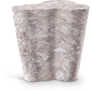  Meridian Monza Brown Marble Finish Concrete Indoor / Outdoor End / Side Table IMAGE 1